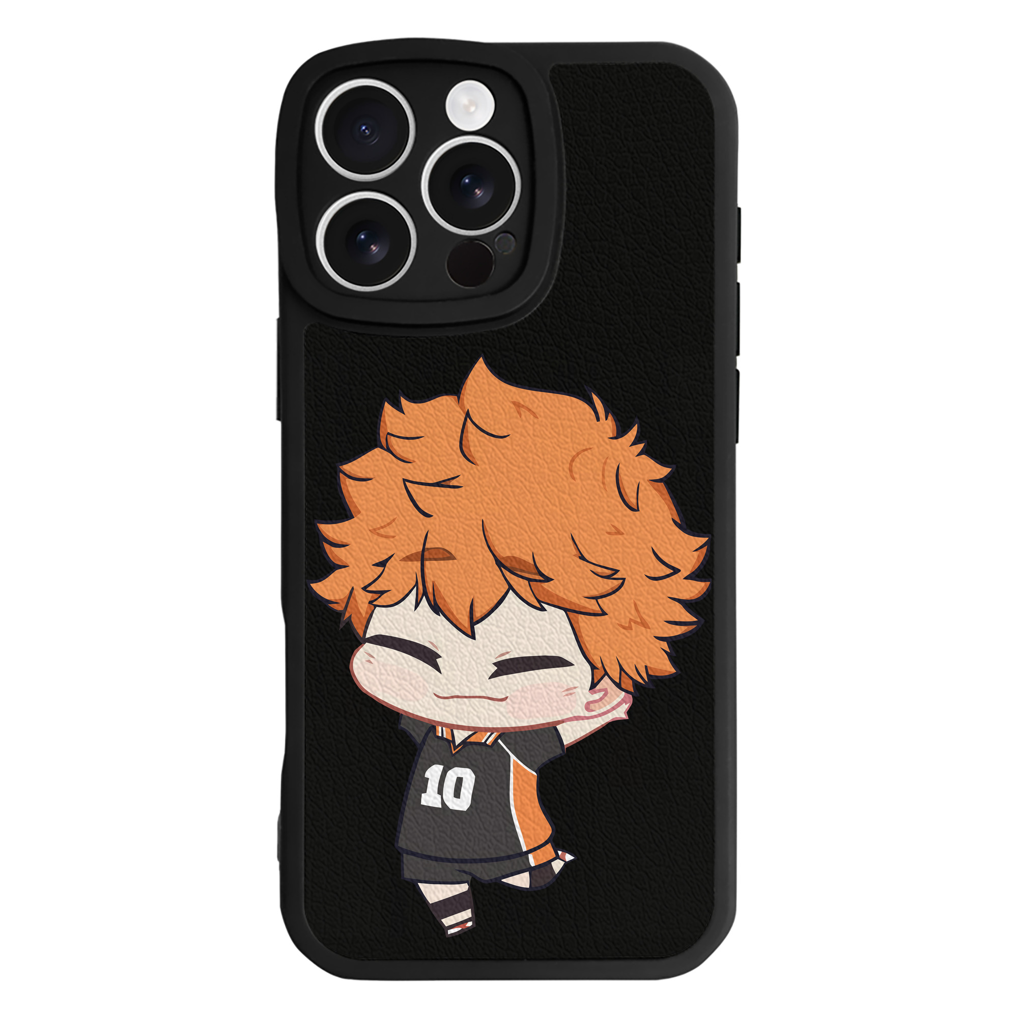 （画像用） ハイキュー!! Haikyu!! 【iPhone 16シリーズ対応】シリコンスマホケース（レザー調） 材質：シリコン